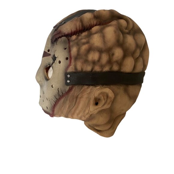 Jason Voorhees Latex Mask Horror Movie Cosplay Costume Halloween Scary Monster - Picture 4 of 6